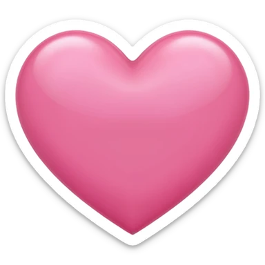 Valentines Day pink sticker