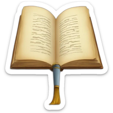 libro y lapiz sticker