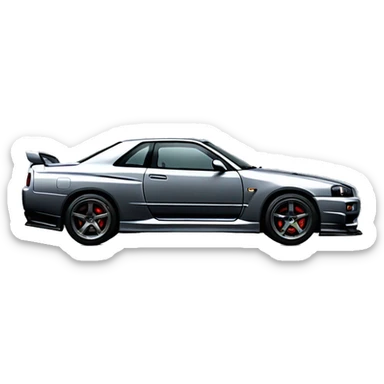 Nissan Skyline GT-R R34 sticker