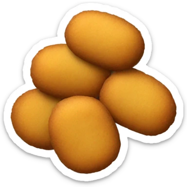 croquetas in a plate  sticker