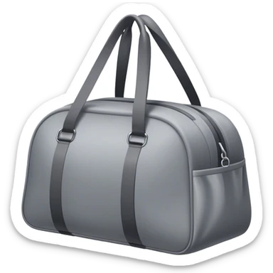 gym bag grey sticker