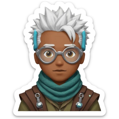 Ekko from the Arcane (a Netflix animation) sticker