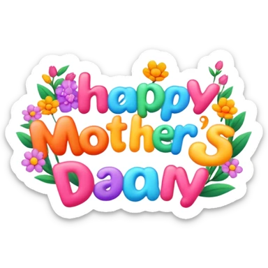 Happy Mother’s Day decor sticker