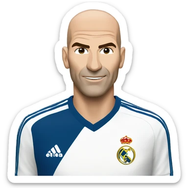 Zinedine Zidane sticker