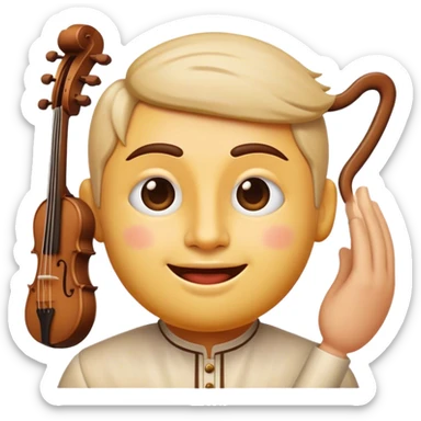 Cinematic Realistic Klapa Music Pop Culture Emoji, depicted with a soulful portrayal of traditional Croatian vocal music rendered with delicate textures and warm, cultural lighting. sticker