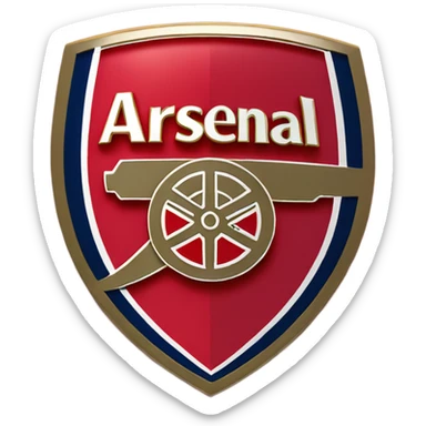 Arsenal football club badge sticker