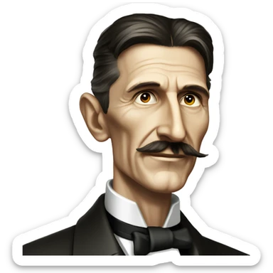 Nikola tesla sticker