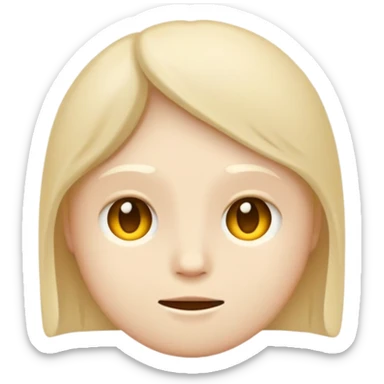 Un emoji palido sticker