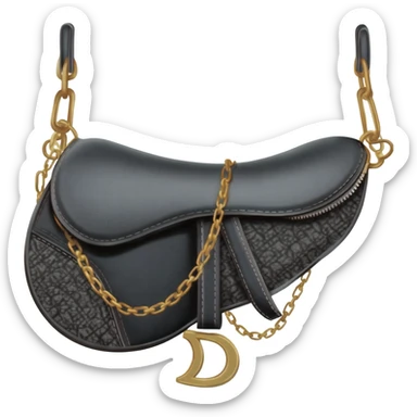 dior saddle bag sticker