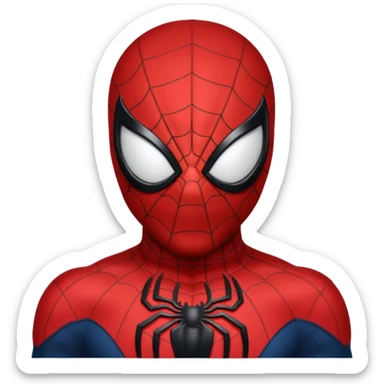spider man moitié venom sticker