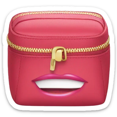 Small makeup purse sticker