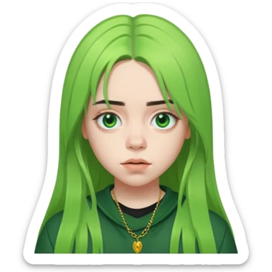 billie eilish freen roots sticker