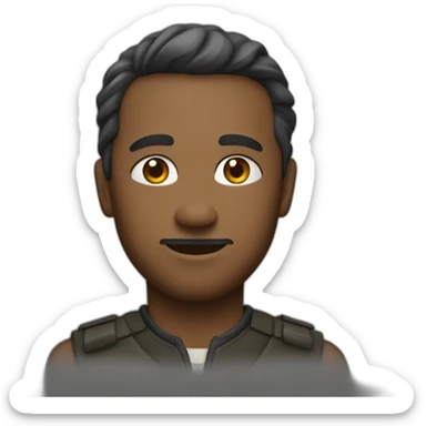 Homme très sérieux sticker