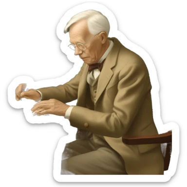 William Addison Dwiggins diciendo algo sticker