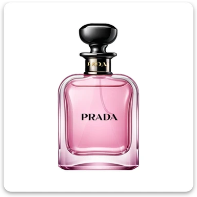 pink prada parfume sticker