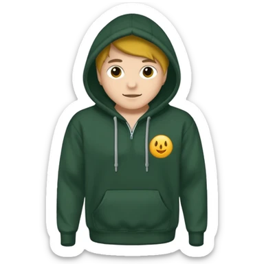 I like the third one that is plain and no person in it I just want a dark forest green plain on the front I want the hoodie no zippeer sticker