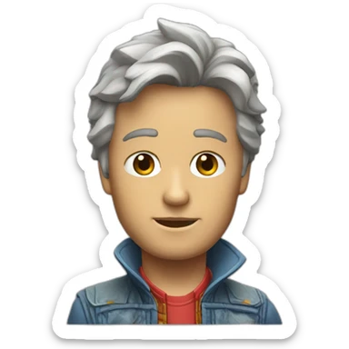 Marty mcfly sticker