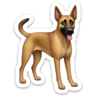 Malinois dog buy a house sticker