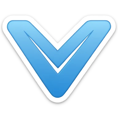 Create a verify parody badge  emoji with this ✅🔵 sticker