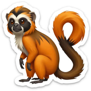 Cacomistl-Tamarin-hybrid (full body) sticker