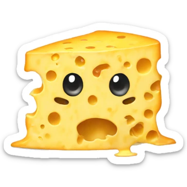Shredded cheese  sticker
