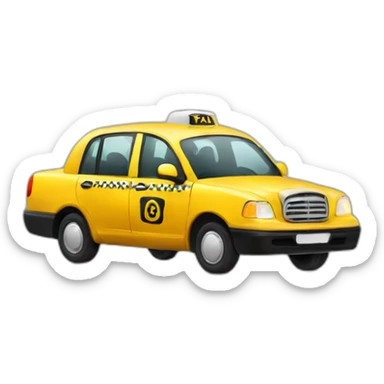Taxi sticker