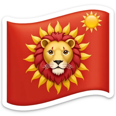 Shir o Khorsid flag sticker