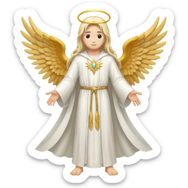Archangel Uriel full body sticker
