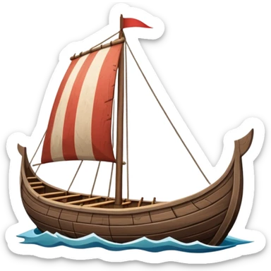 Barco vikingo sticker