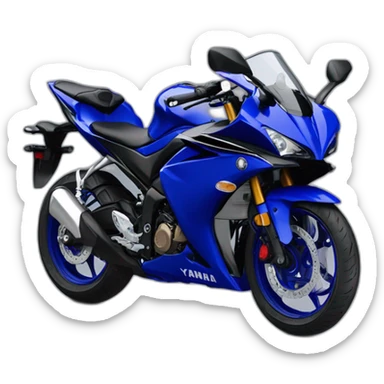 yamaha 2023 yzf-r3 blue sticker