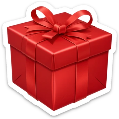 opened present sticker