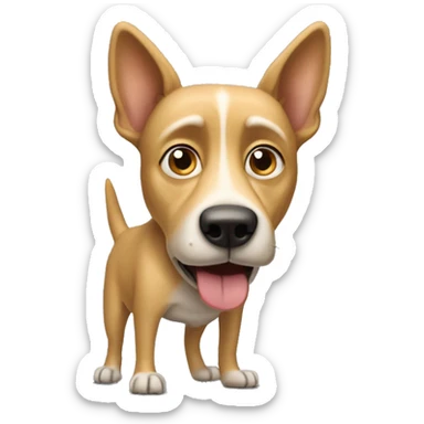 Christopher Walken as a dog with a wagging tail sticker