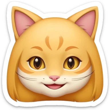 neko-girl mischievous  sticker