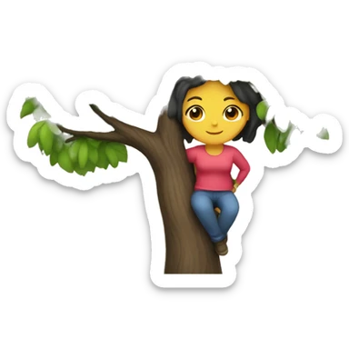 lesbians in a tree sticker