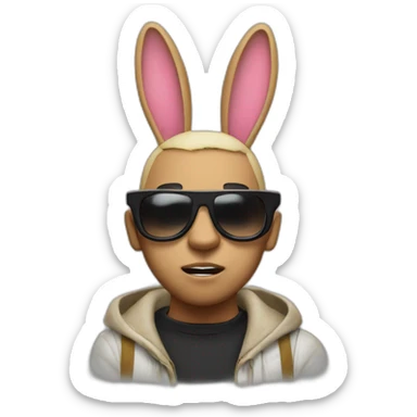bad bunny el cantador sticker