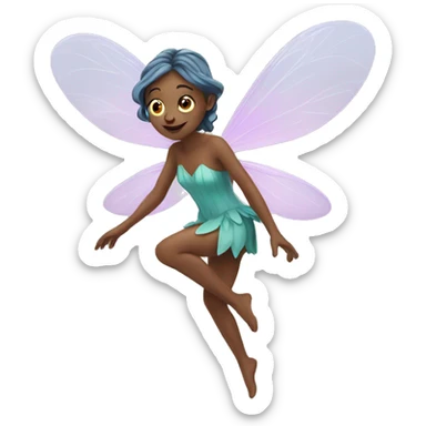 fairy flies sticker
