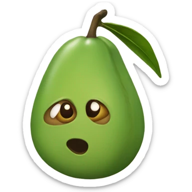 Caqui fruit  sticker