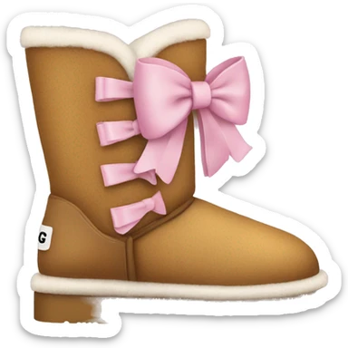 uggs with bows sticker