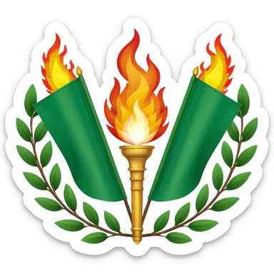 
Laurel Wreaths
Torch Relays
Stadium Flags sticker