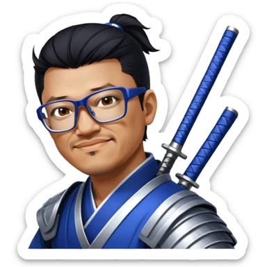 Steadfast Samurai sticker