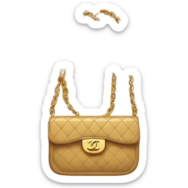Chanel purse sticker