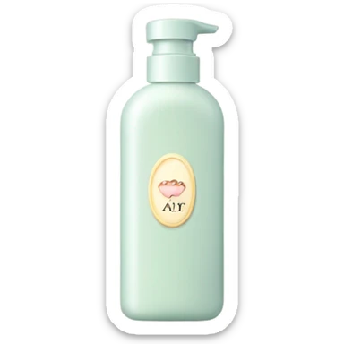 aesthetic body lotion sticker