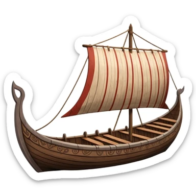 Barco vikingo sticker