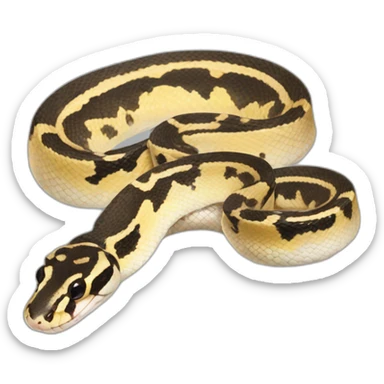 Ball python sticker