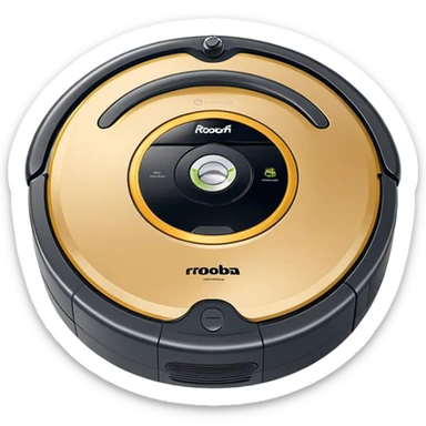 Roomba vacuum sticker