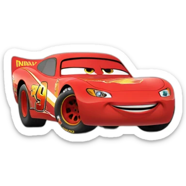 flash mcqueen sticker
