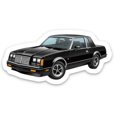 1985 monte ss sticker