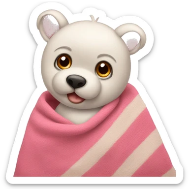 A giro w a blanket sticker