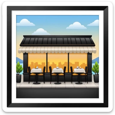 restaurante sticker