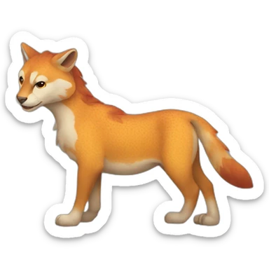 animal bélier de feu sticker